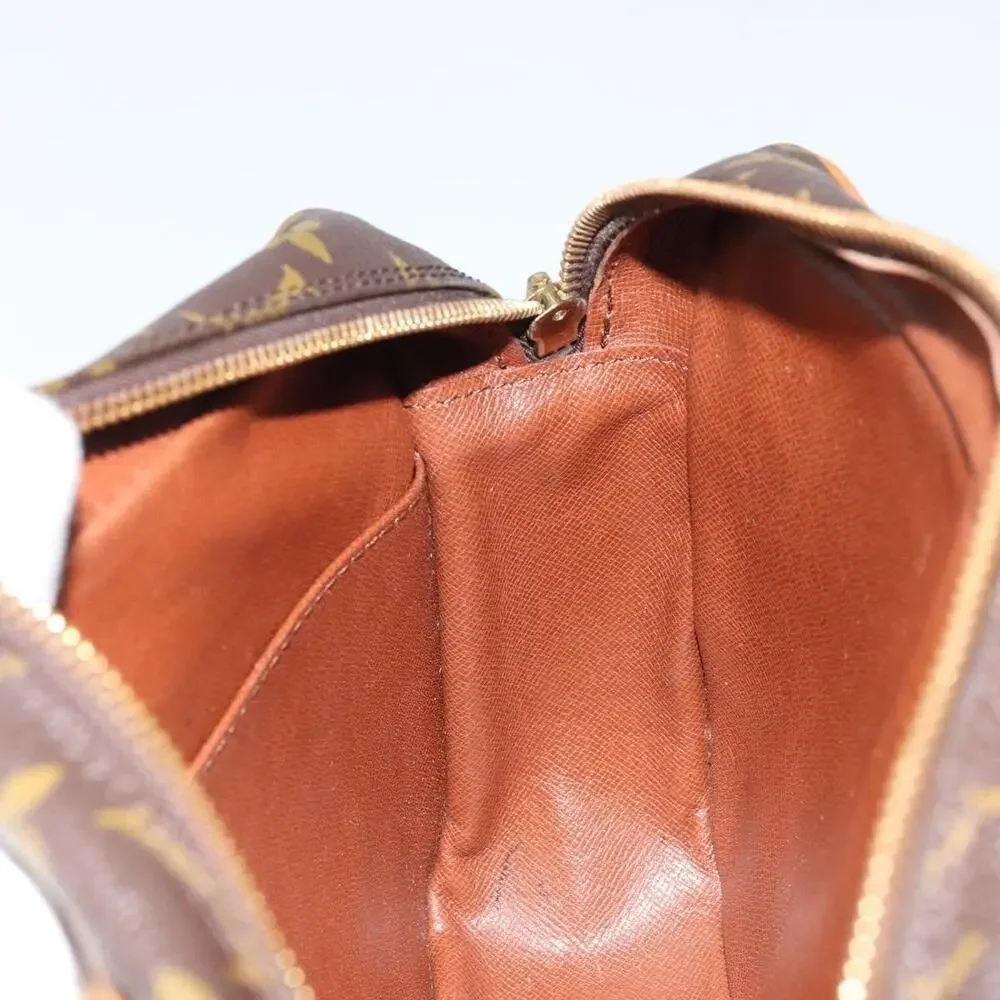 Louis Vuitton Monogram Compiegne 28 Clutch Bag Brown